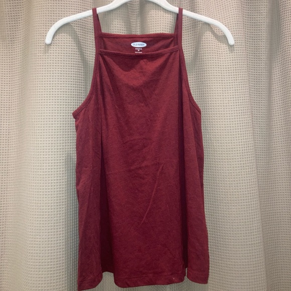 Old Navy Square-Neck Jersey Cami maroon size XS, great condition - Picture 3 of 5